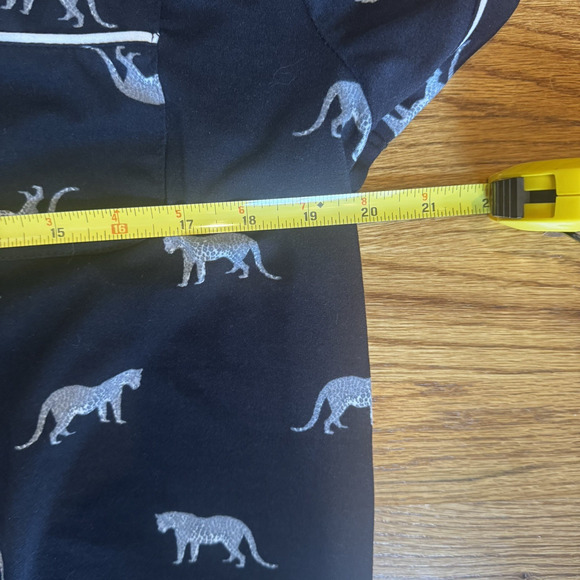 TART Intimates Pajama Set Womens Medium Leopard Print Soft Button Up Athleisure - Picture 5 of 11